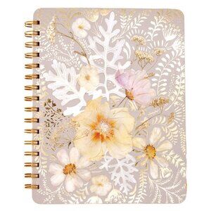 NWT NEW Papaya Lay Flat Spiral Notebook Journal "Cosmo Lace" High Quality